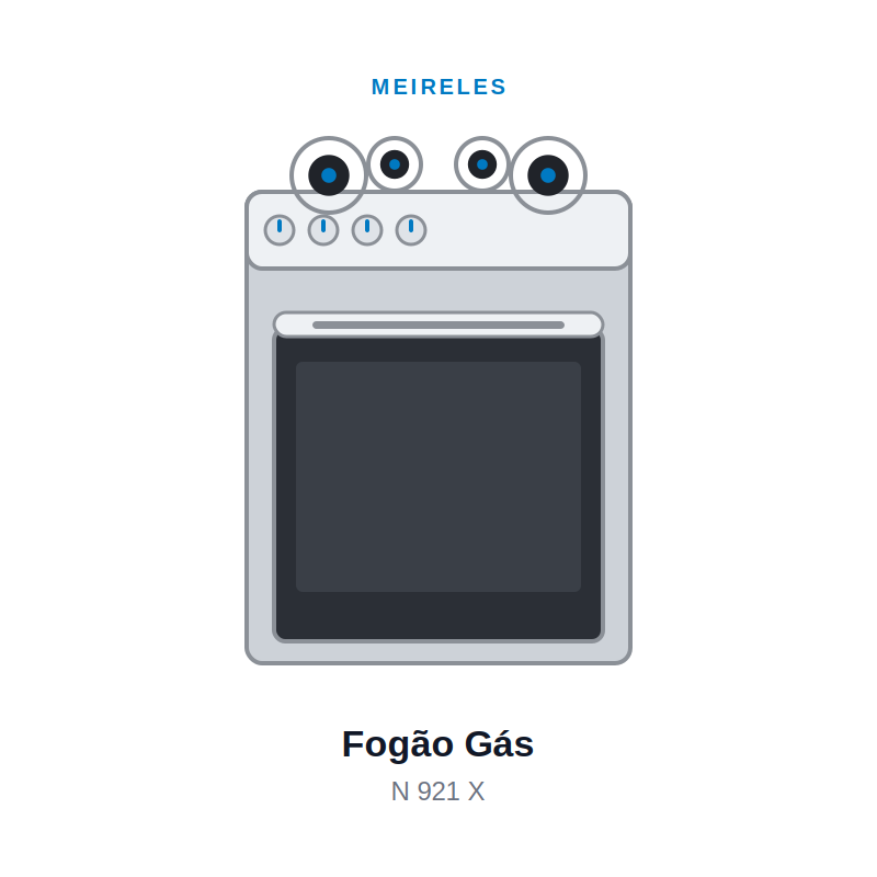 Fogão Gás N 921 X
