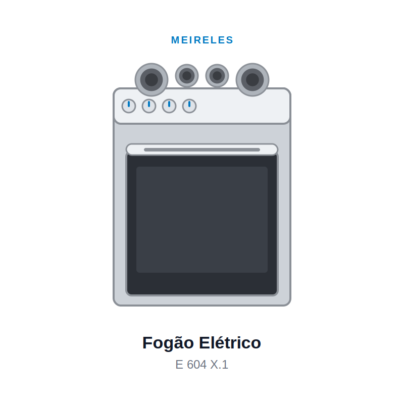 Fogão Elétrico E 604 X.1