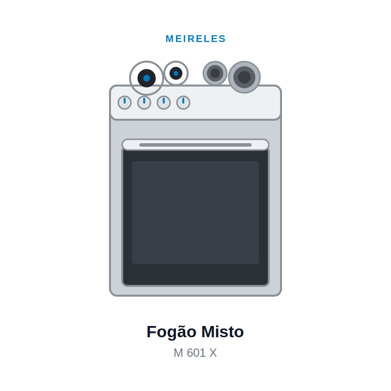Fogão Misto M 601 X
