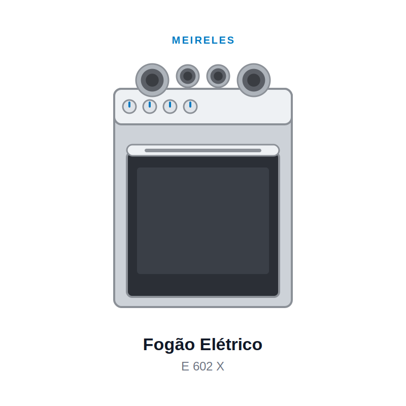 Fogão Elétrico E 602 X